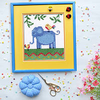 Набір для вишивання хрестиком ТМ "Повітруля" Африка. Слон P1-006