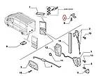Скоба замка двері зад верхня Fiat Ducato 250, Peugeot Boxer, Citroen Jumper (2006-2014), 1362281080, 8724H5, фото 3