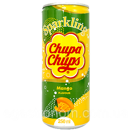 Напій газований манго Чупа Чупс Chupa Chups mango 250ml 24шт/ящ (Код: 00-00012653), фото 1