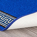 Килимок для Туалету з вирізом під унітаз на гумовій основі Taba 315-1D 57х80 см Сірий, фото 3