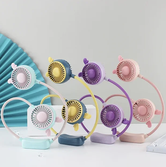 Вентилятор, міні кондиціонер на шию з акумулятором Hanger Fan Hanger neck & desktop