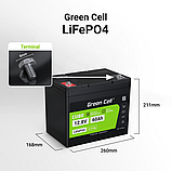 Акумулятор Green Cell LiFePO4 60 Ah 12.8 V 768Wh, фото 4