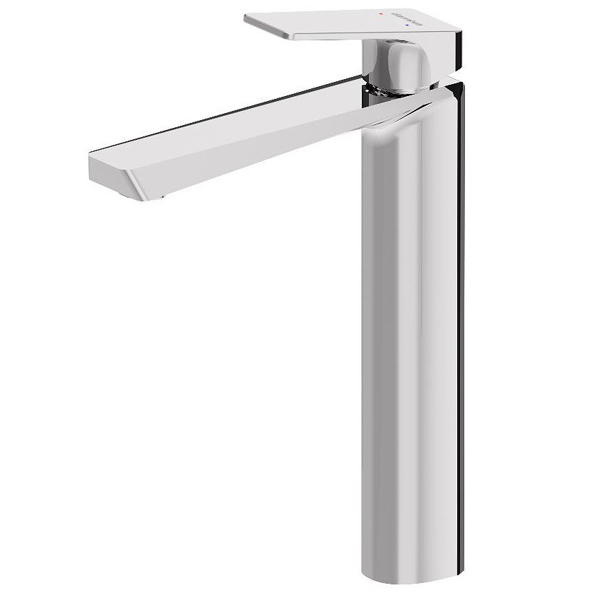 Змішувач для умивальника із високим виливом DAMIXA Merkur хром латунь 225439 400250000, фото 1