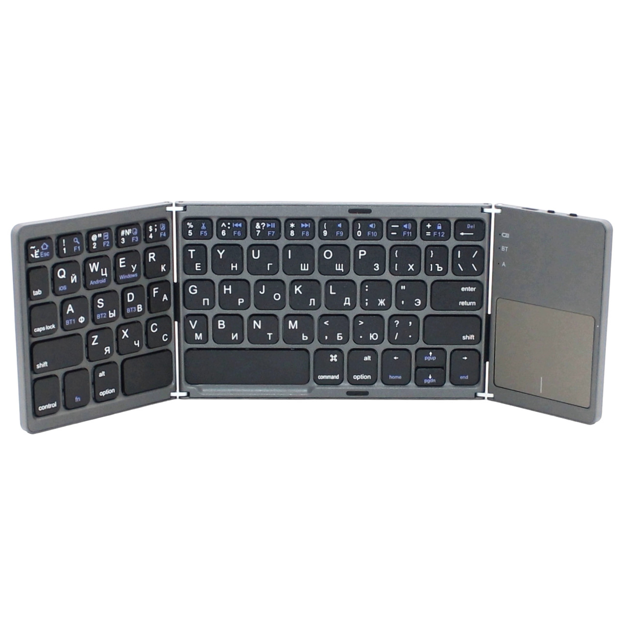 Складная беспроводная клавиатура с тачпадом B033 Bluetooth мини ...