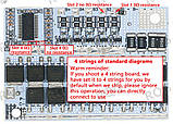 BMS 3S/12.6В 4S/16.8В 5S/21В 100A (3.2В) модуль зарядки LiFePO4 акумуляторів, фото 8