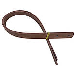 Ручки для сумки з заклепками коричневі фурнітура для сумки, фото 2