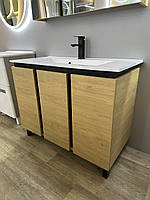 Тумба 100 см з умивальником Еліт 100, для ванної кімнати