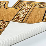 Набір Килимків для Ванної та Туалету на гумовій основі Taba 225-2 57х90 та 57х60 см Бежевий, фото 2