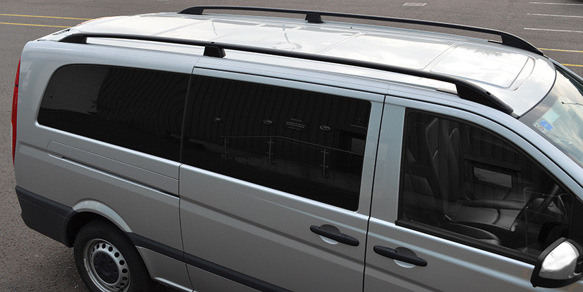 Рейлінги Mercedes Vito (639) 2003-/тип Crown/Чорний, 22.SKP.01.03.S