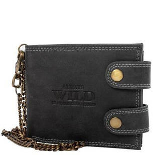 Гаманець чоловічий шкіряний ALWAYS WILD N2900-BIC-8922 чорний