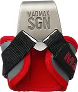 Гаки для тяги на зап'ястя MadMax MFA-330 Lat Hooks Antic silver/Grey/Red, фото 4