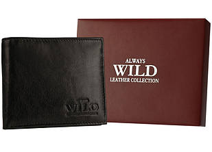 Гаманець чоловічий шкіряний Always Wild N2002-VTK-BOX-4565 коричневий