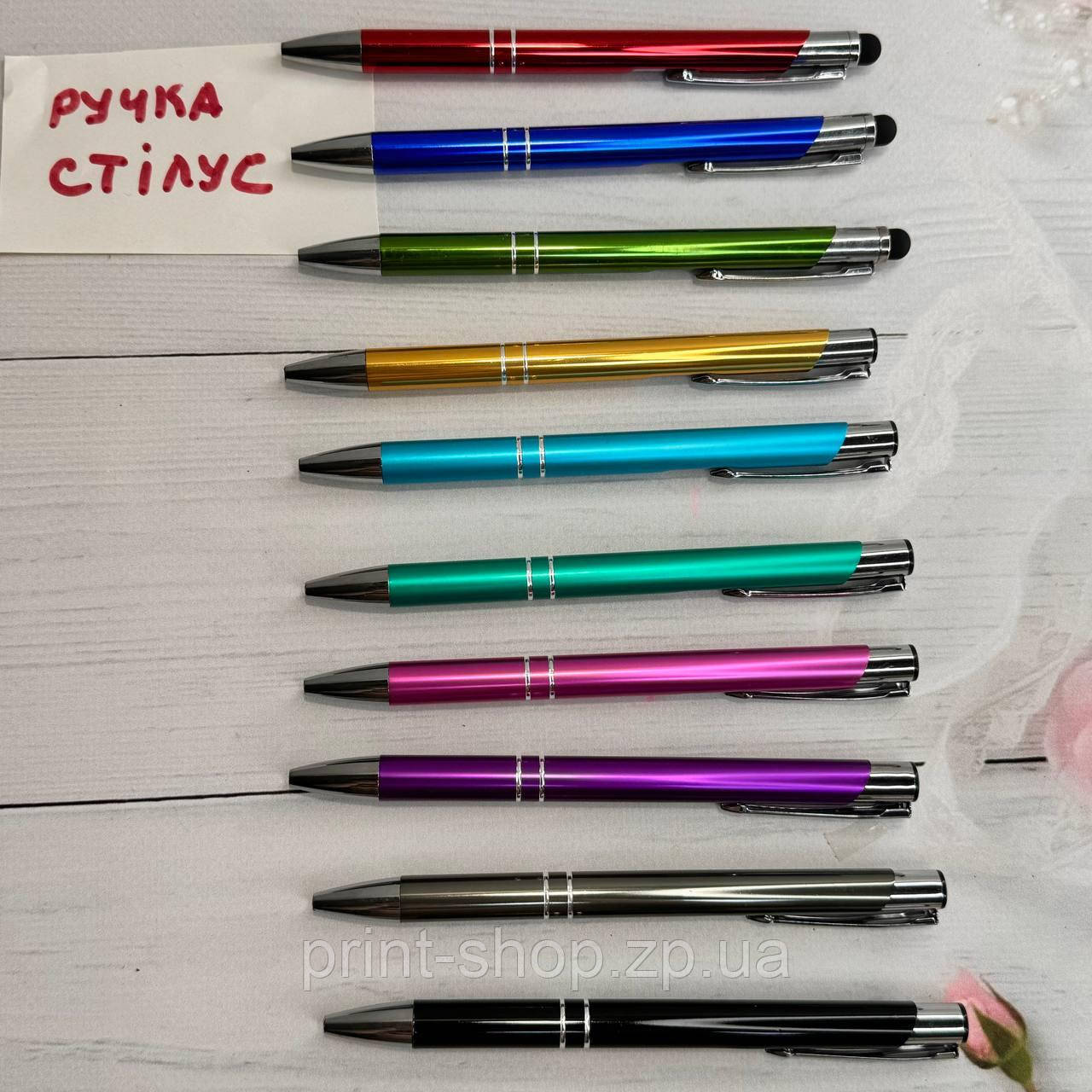 Іменна ручка з гравіюванням. Залізна ручка сірий колір