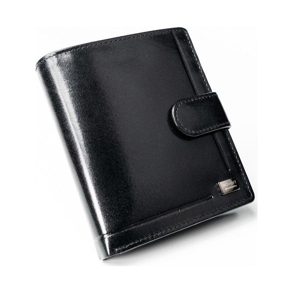 Гаманець чоловічий шкіряний ROVICKY PC-102L-BAR BLACK, фото 1