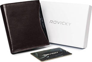 Гаманець чоловічий шкіряний ROVICKY 1552-03-BOR-1362 коричневий