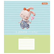 Зошит учнівський 1Вересня "Brush story", 12 аркушів, коса лінія, фото 3