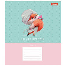 Зошит учнівський 1Вересня "Brush story", 12 аркушів, коса лінія, фото 4