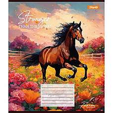 Зошит учнівський 1Вересня "Stronger than the storm", 18 аркушів, клітинка, фото 3