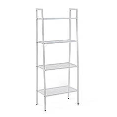 Стелаж-етажерка чотириярусний з металу 60х35х148см Білий SW-00002104