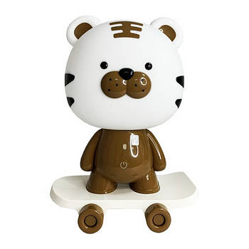 Нічник дитячий «Тигр на скейті» MGZ-1408 (Brown) мережевий, живлення від USB