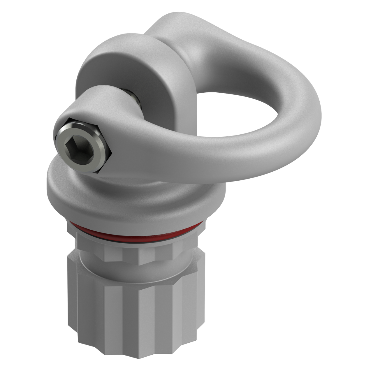 Tакелажне D-подібне кільце CFp сіре BORIKA FASTen (01.13.010.01.02), фото 1