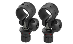 Комплект хомутів з армованим адаптером (підсилені уключини) для труб і весел Ø 32 мм, 2 шт. Rl032-2 чорний BORIKA FASTen