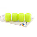 Неонові ковпачки на ніпель колеса Luminous Valve Cap Yellow 4 штуки, фото 3