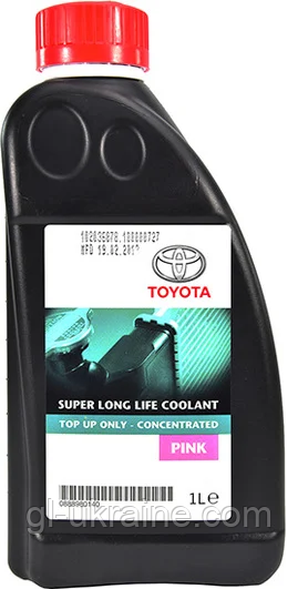 Антифриз-концентрат Toyota "Super Long Life Coolant PINK" рожевий, 1л (0888980140)