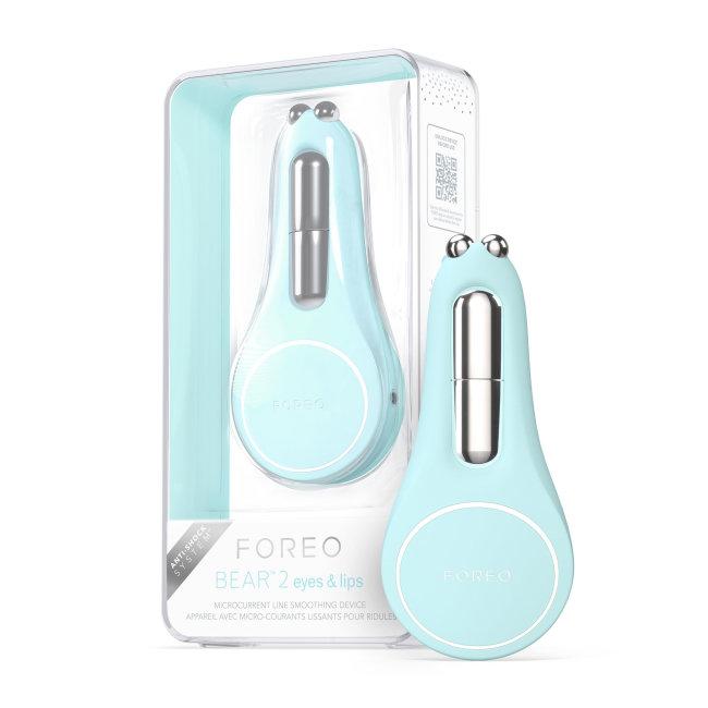 FOREO BEAR 2 eyes & lips Arctic Blue мікрострумовий апарат для тонізації для шкіри очей та губ