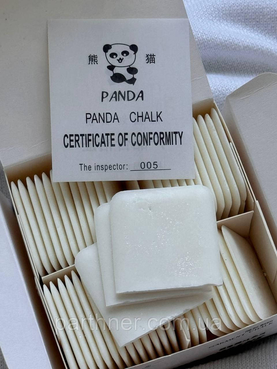 Кравецьке мило PANDA колір білий упаковка 50шт, фото 1