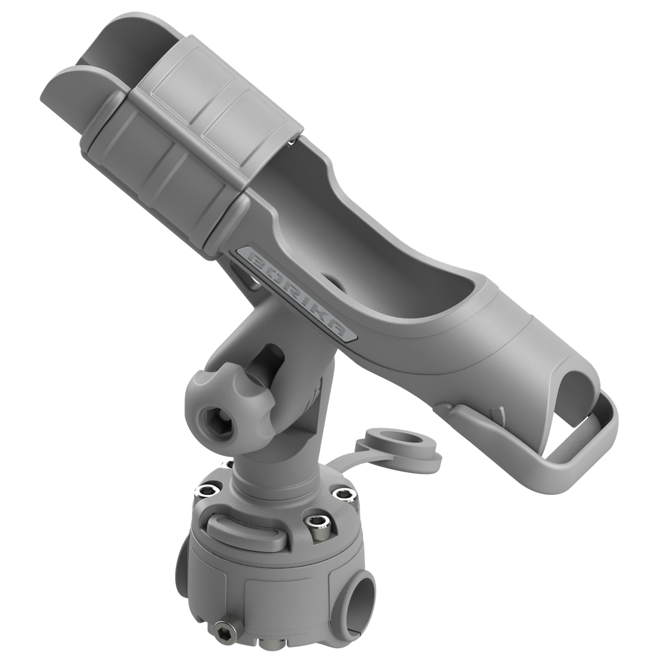 Тримач спінінга BORIKA FASTen HTr213-2 сірий з монтажною системою FMr132 (01.03.008.01.02), фото 1