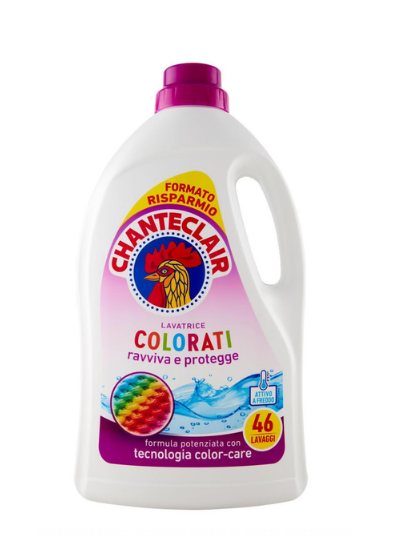 Гель для прання кольорових тканин ChanteClair Clair Color 2070 мл 46 прань 8015194533298