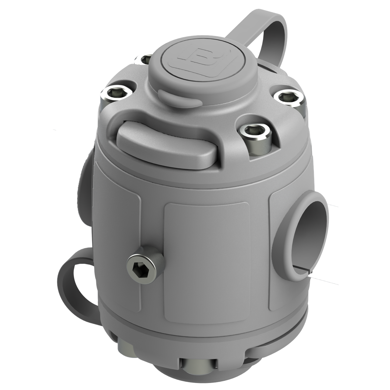 Монтажна система BORIKA FASTen FMr225 сіра d 22/25 мм для кріплення аксесуарів на трубах та поручнях (01.01.010.02.02), фото 1