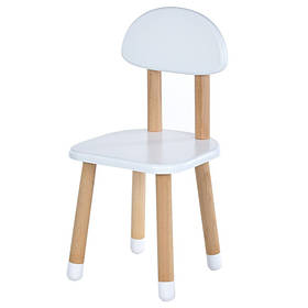 Дитячий стільчик Bambi 04-5C1 білий, Toyman