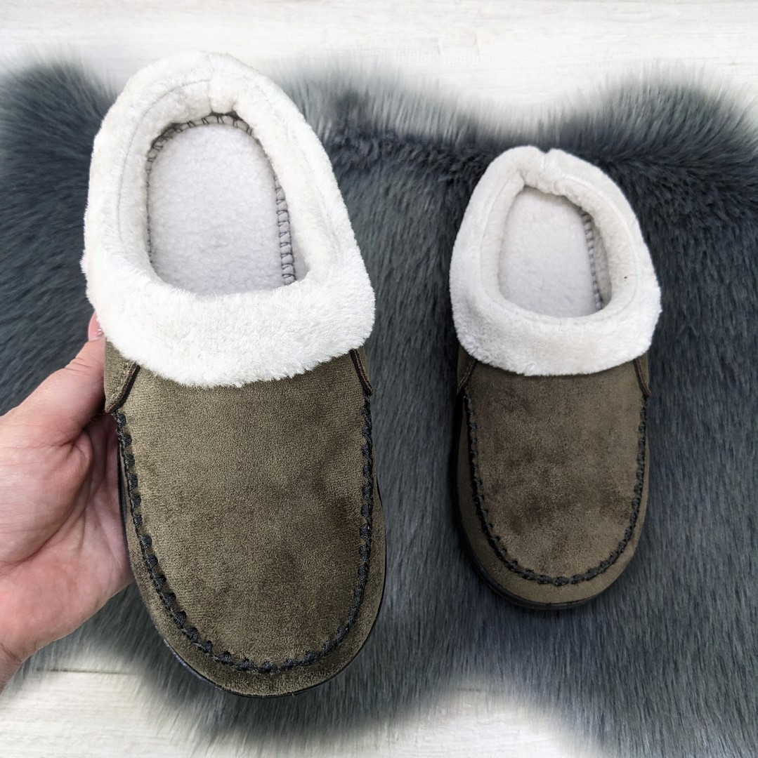 Капці жіночі домашні Dago Style теплі без задника темно-коричневі 4525, фото 1