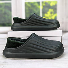 Калоші чоловічі піна хакі на хутрі з м'яким задником Dago Style 3517_2