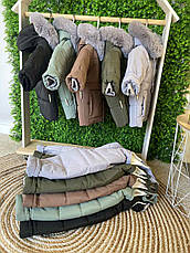 Зимовий дитячий теплий костюм від 1 року розміри 86 92 курточка та штанці, фото 5