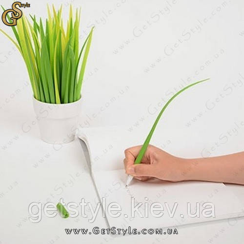 Ручки у вигляді травинок - "Grass Pen" - 10 шт + горщик