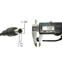 Кабель USB - DC Jack 2,5/2,1 мм, стабілізатор/перетворювач підвищувальний DC-DC 5-9В 0,6А, 1,3 метр, фото 3