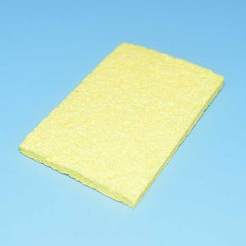Губка віскозна для очистки жала паяльника прямокутна 56*36мм 13-0294