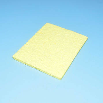 Губка віскозна для очистки жала паяльника прямокутна 65*50мм 13-0262