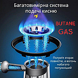 Газовая плита туристическая с пьезоподжигом BDZ-155-A + пластиковый кейс + 1 баллон, фото 3