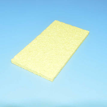 Губка віскозна для очистки жала паяльника прямокутна 93*50мм 13-0295