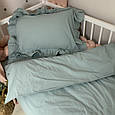 Комплект постільної білизни підліток варена бавовна з рюшем., фото 4