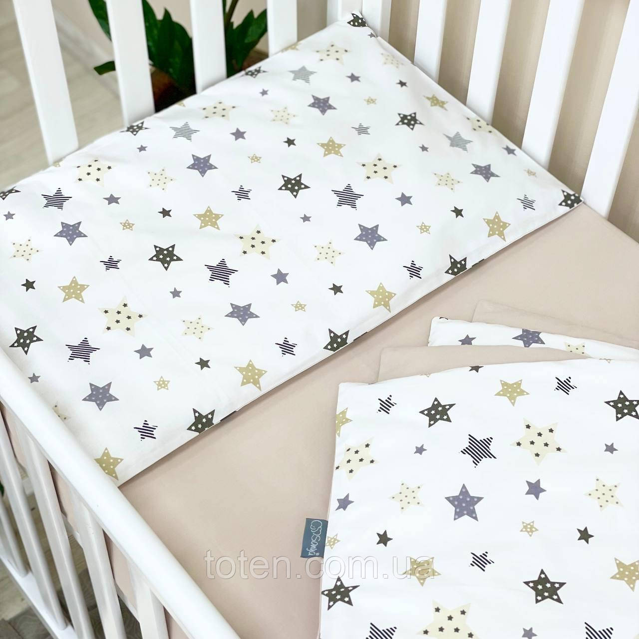 Змінне ліжко Baby Dream Stars бежевий топ, фото 1