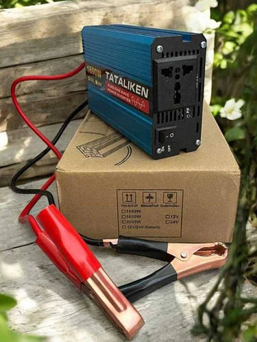 Инвертор тока автомобильный (12v 1600w), Адаптер напряжения 12 вольт ...