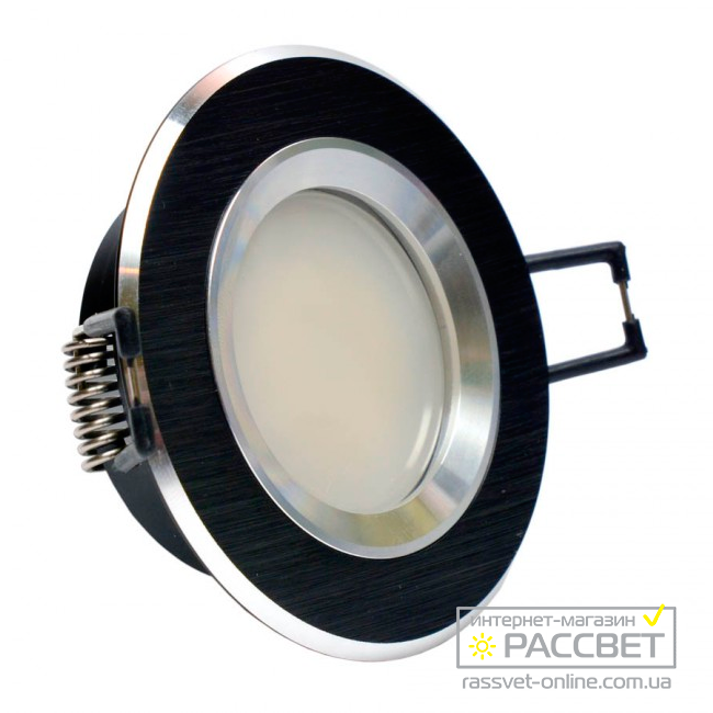 Алюминиевый светильник Hi-Tech Feron DL6101 Black Aluminium (встраиваемый потолочный) круг - фото 3 - id-p429438968