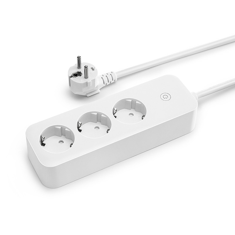 Wi-Fi подовжувач 3 гнізда 1DAL | Розумний мережевий фільтр Tuya (1DL.EU11), фото 1