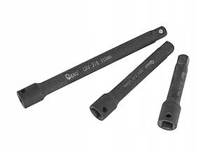 Набір ударних подовжувачів 1/4", 3/8" і 1/2" CrV 9 шт. G10531, фото 4