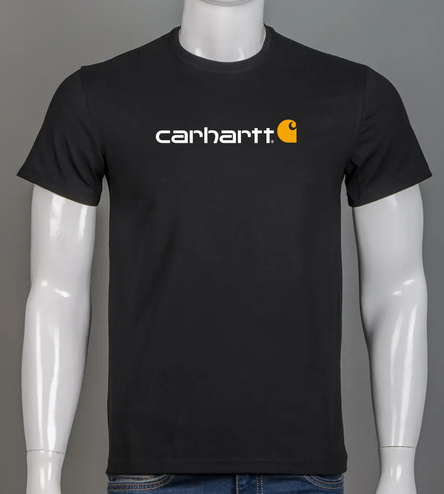 Футболка чоловіча Crahartt 2441м (Уп.4шт M-XXL), Чорний